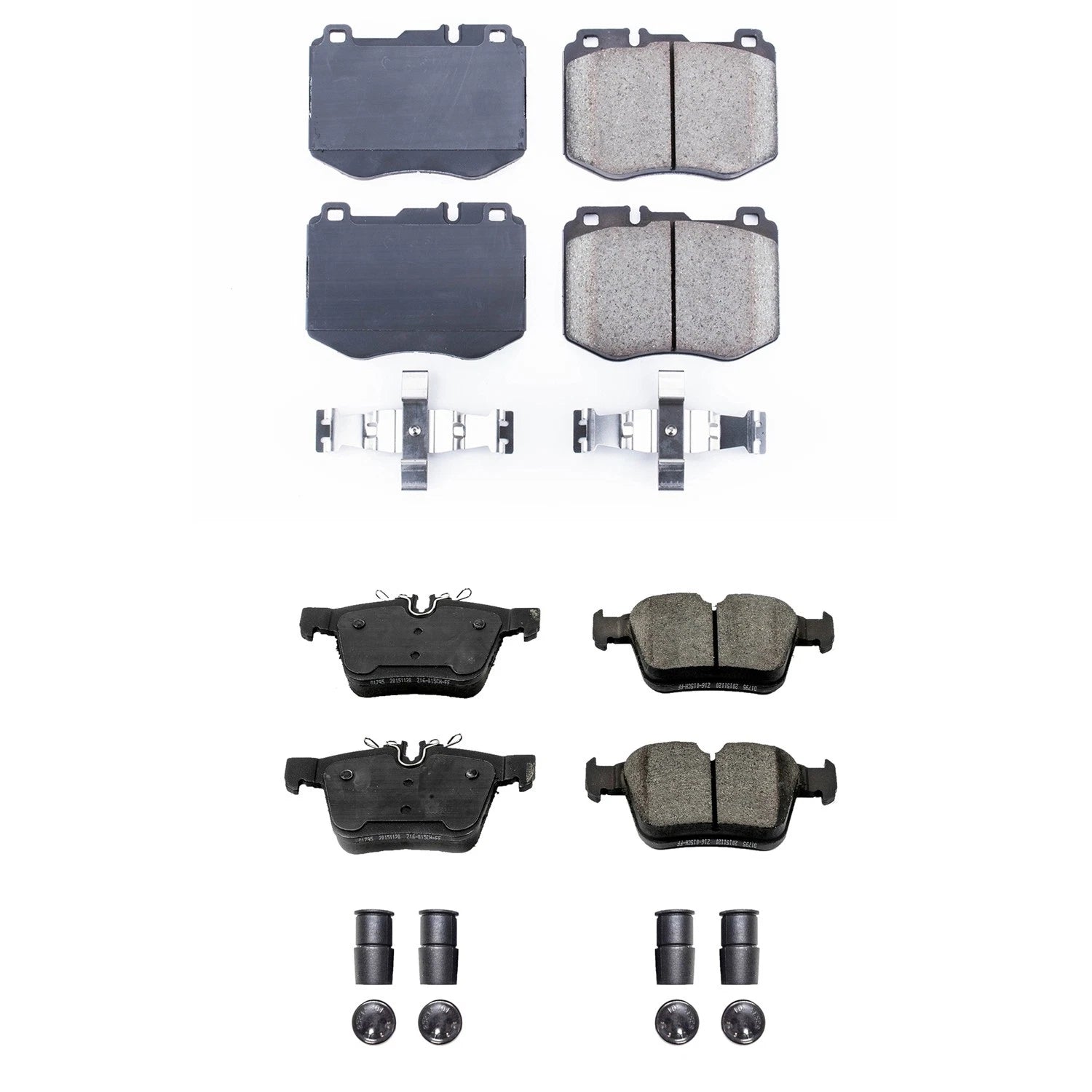PowerStop Z17 Low-Dust Ceramic Brake Pad Kit for Mercedes W205 C300 C350e (2015–2021)