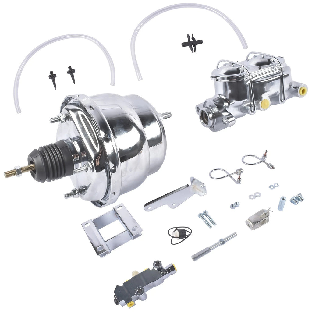 7" Dual Power Brake Booster Kit for Chevrolet Two-Ten/One-Fifty (1955–1957)