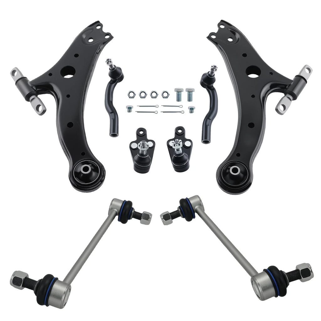 8pc Front Lower Control Arms Suspension Kit for Avalon (2005–2012)