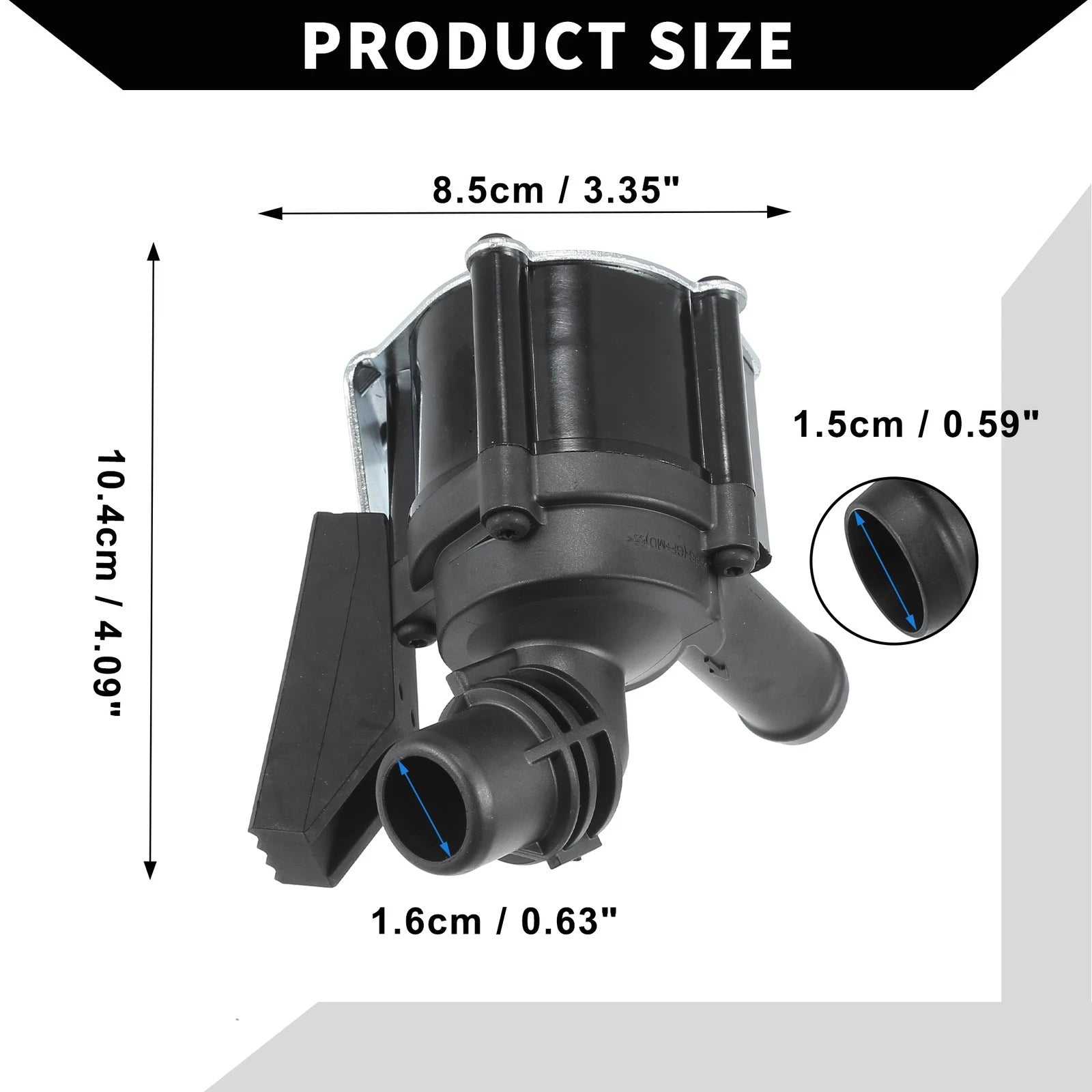 Auxiliary Water Pump for BMW X5 X6 (2008–2019) No. 64119130387/64119230233