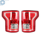 Tail Light Brake Lamp Set for Ford F-150 (2015–2017) Halogen Driver+Passenger