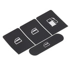 Sticker Set Black Overlay for Window Buttons Golf V Passat