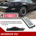 Clear Lens Side Marker Lights with Red LED Bulbs for Pontiac Firebird (1982–1992)