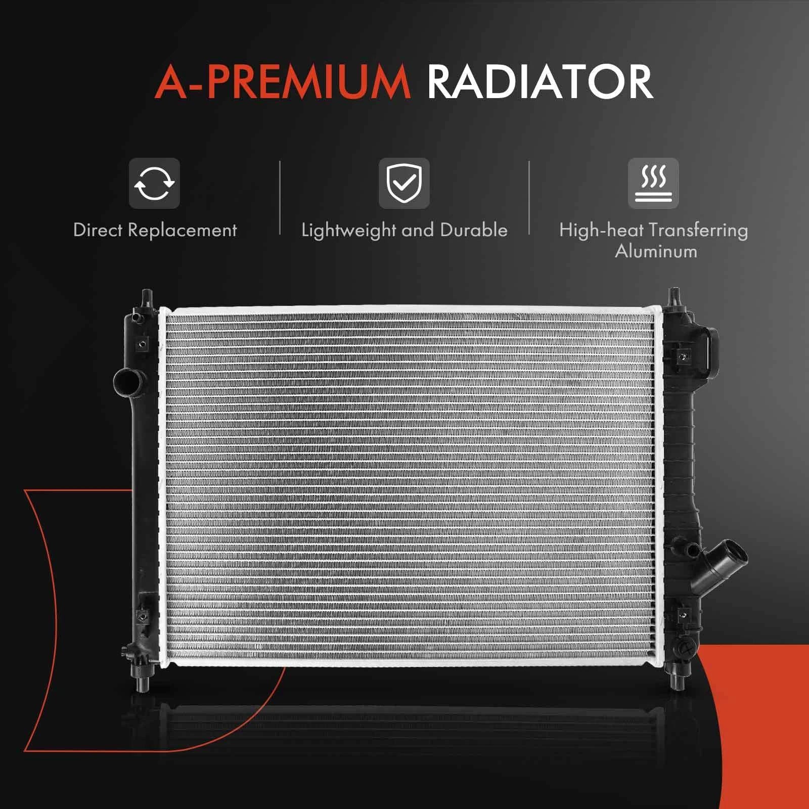 Radiator, A/C Condenser & Cooling Fan for Chevy Aveo5 (2004-2011)