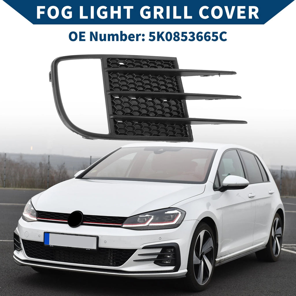 1pc Fog Light Grill for Volkswagen GTI (2010–2014) No.5K0853665C