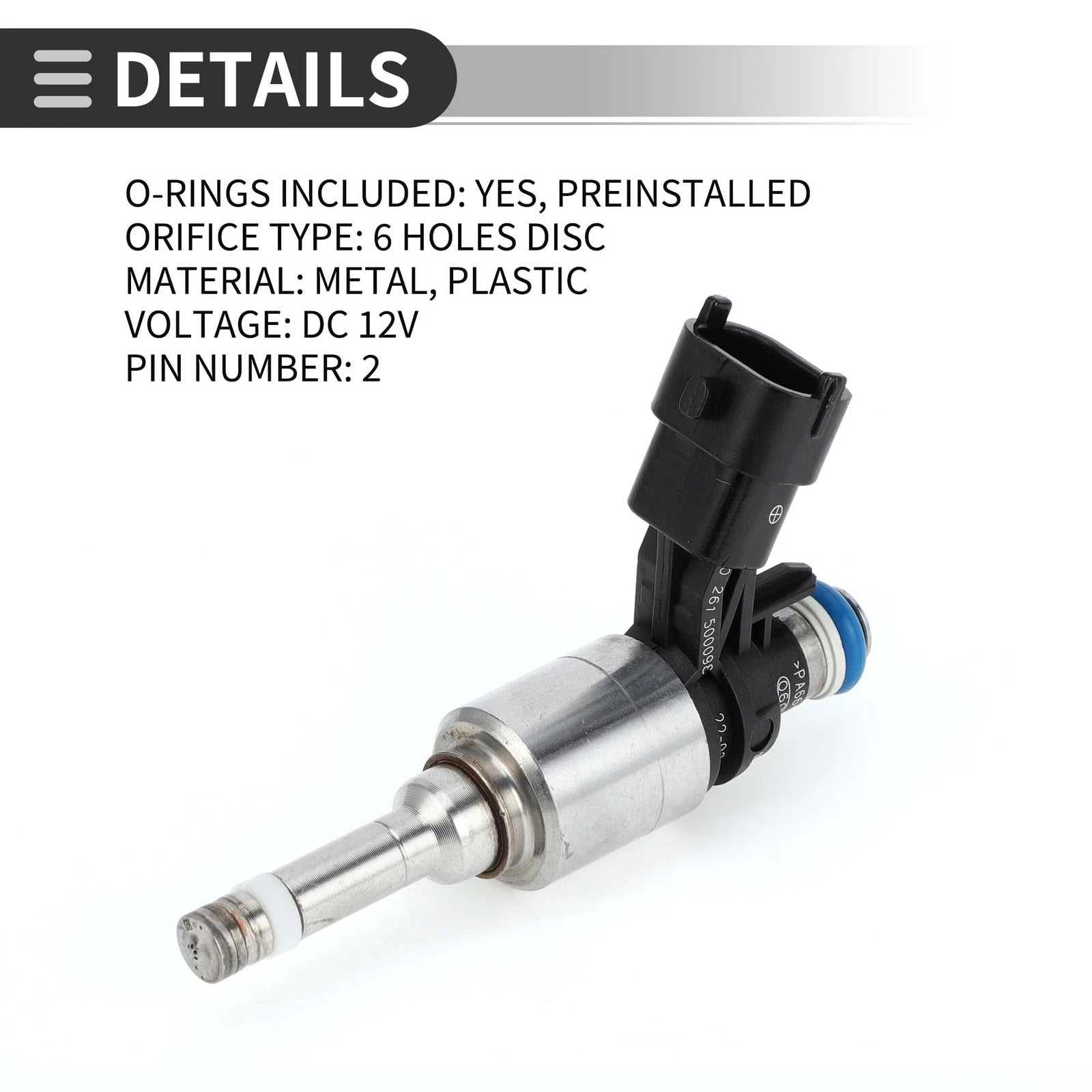Fuel Injector No. 35310-2B120 for Hyundai Veloster 1.6 T-GDI (2012–2017)