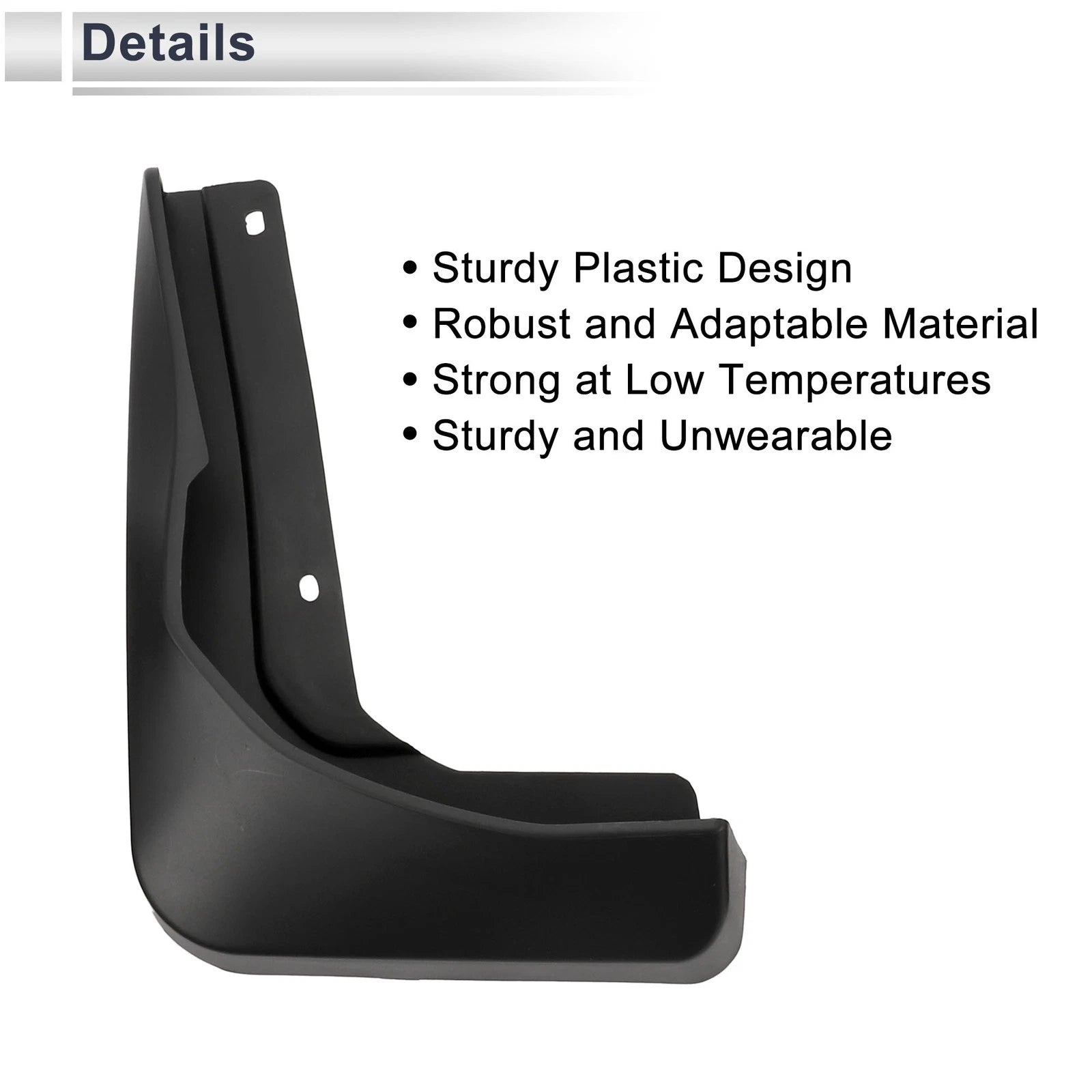 Set of 2 Mud Flaps Splash Guards for Audi A3 Saloon (2017–2020)