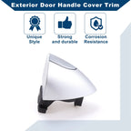 Exterior Door Handle Cover Trim for Buick LaCrosse (2017–2019) Silver Tone