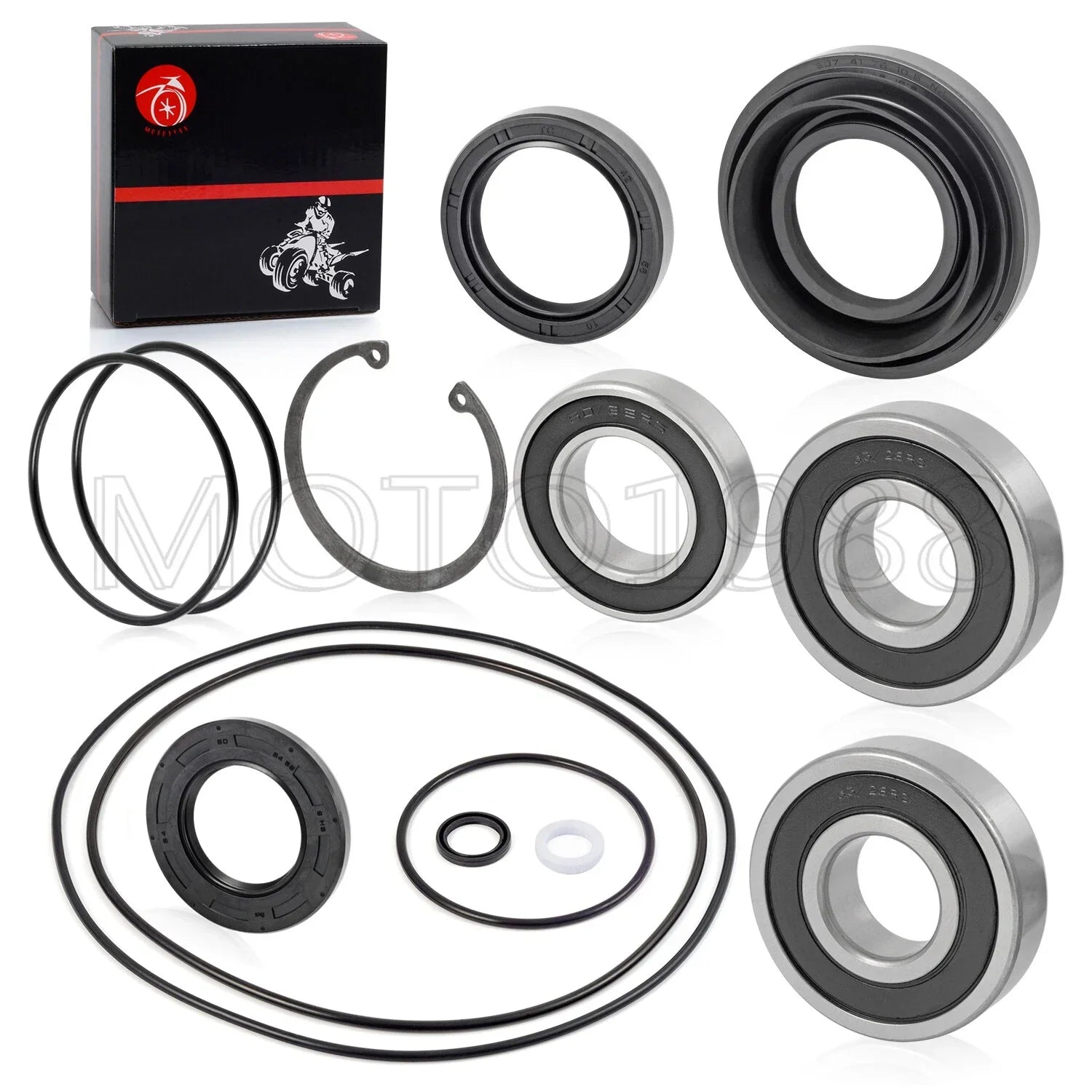 Rear Axle brake drum wheel seal bearing kit for Honda Foreman 400 (1995–2003)