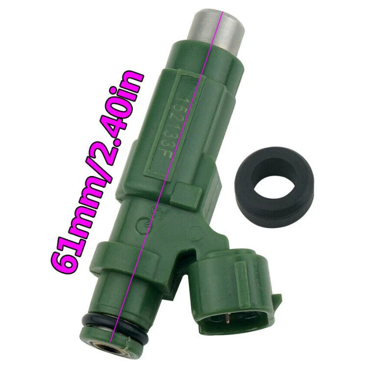 Set of 4 Fuel Injectors for Yamaha Outboard F150 (2000–2023) 63P-13761-01-00