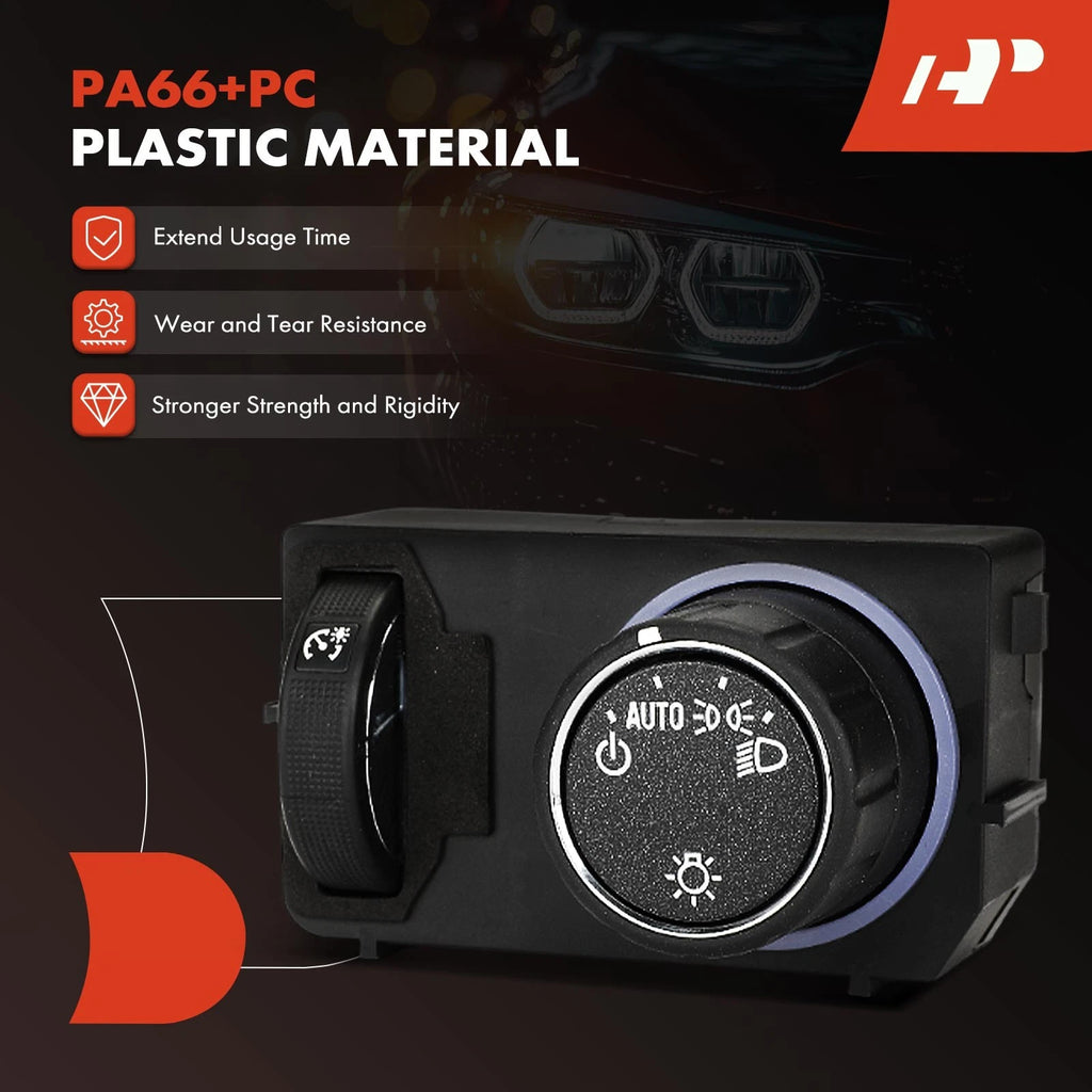 Headlight Switch for Chevy Silverado 1500, GMC Sierra 1500 (2014-2018)