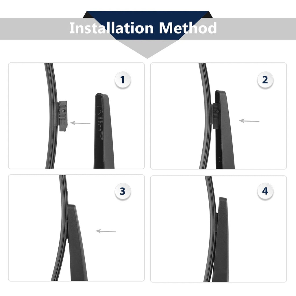 Set of 2 Rear Windshield Wiper Blade Arms for BMW 3 Series E91 (2006–2012)