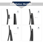 Set of 2 Rear Windshield Wiper Blade Arms for BMW 3 Series E91 (2006–2012)