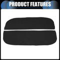 1 Pair Armrest Protector Cover Pad for BMW X5 X6 (2010-2018) Neoprene Black