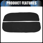 1 Pair Armrest Protector Cover Pad for BMW X5 X6 (2010-2018) Neoprene Black