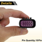 Set of 10 Pins Connector Plug for Buick (No. 15326847)