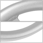 330mm 1" Dish Steering Wheel for NRG 3-Spoke (Silver, All Aluminum)