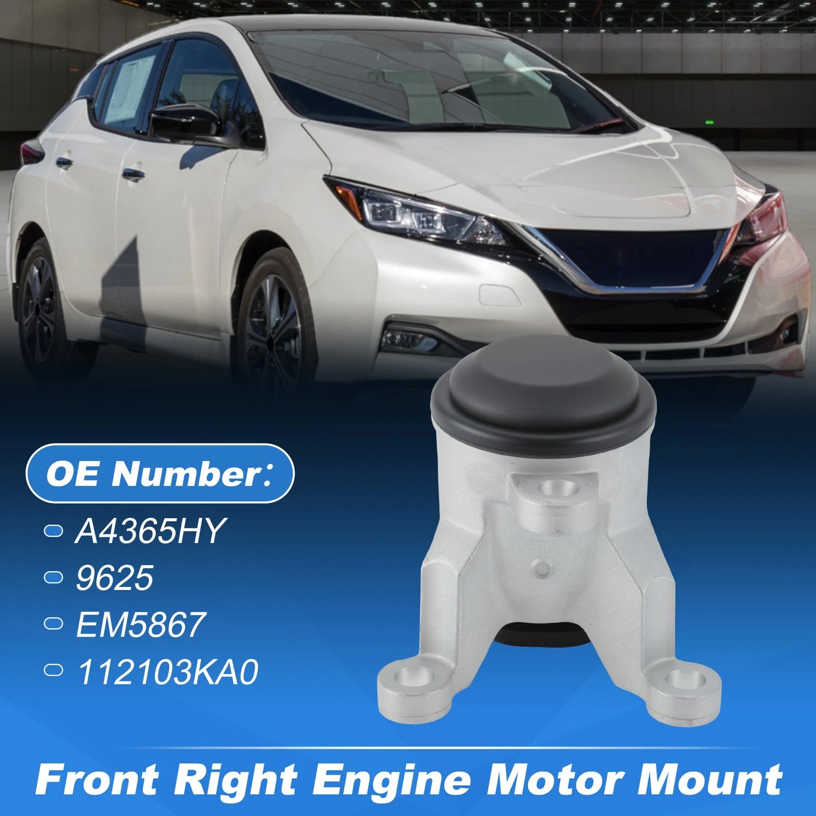 Front Right Engine Motor Mount for Nissan Maxima (2009–2023) Murano (2015–2024) A4365HY