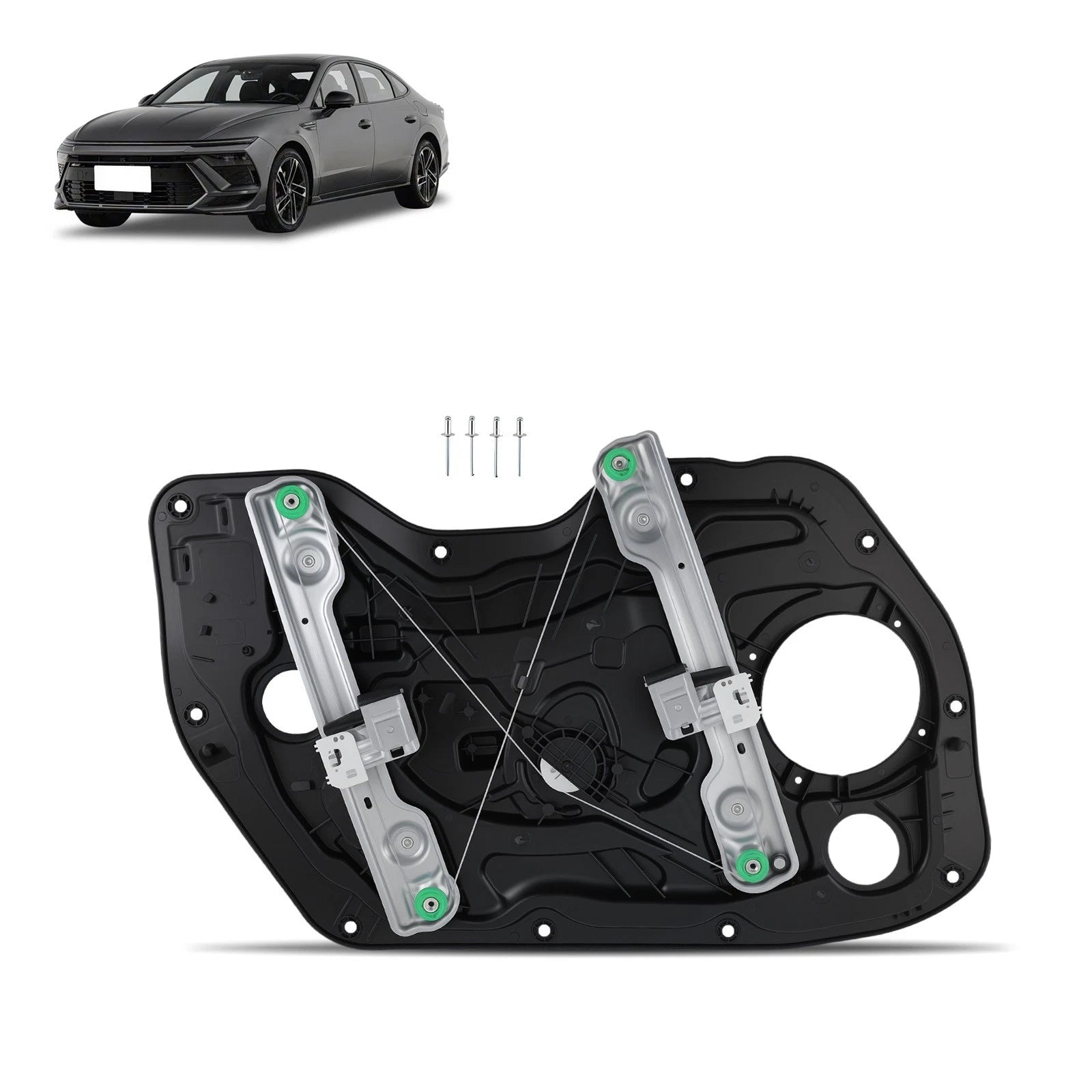 Front Right Passenger Window Regulator Assembly for Hyundai Elantra (2011–2016)