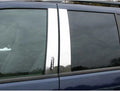 4p Luxury FX Chrome Pillar Post Set w/Keyless Entry for 2002-2010 Ford Explorer