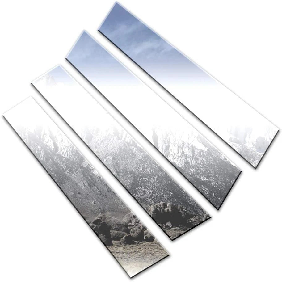 4pc. Luxury FX Stainless Steel Pillar Post Trim for 2012-2015 Mercedes M Class