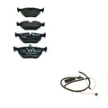 Hella Rear Low-Met Disc Brake Pad w/Sensor Kit for BMW Z4 (2003–2008)