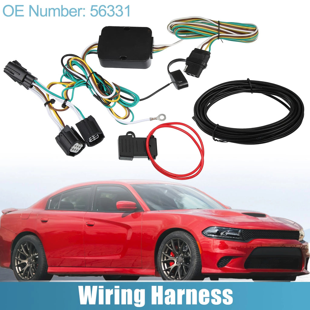 Set of 1 56331 4-Pin Trailer Wiring Harness for Dodge Grand Caravan (2011–2016)
