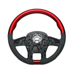YourGrip Leather Wood Steering Wheel Replacement for Kenworth T680 (2013–2021)