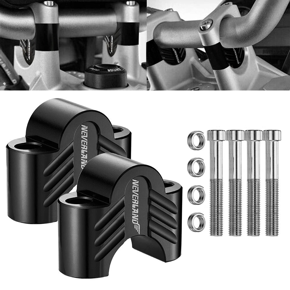 28mm Handlebar Risers Mount Clamps for Motorcycle (Pit Dirt)