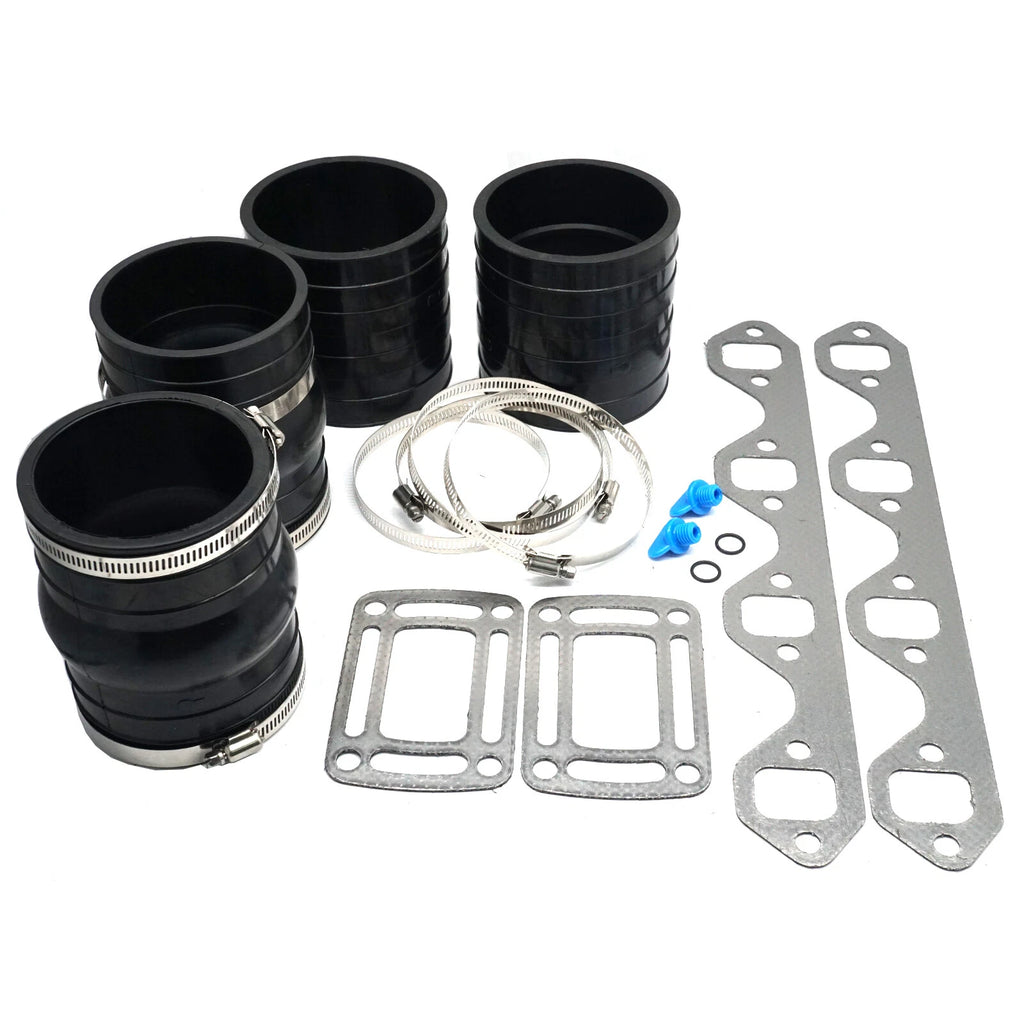 Exhaust Manifold Kit for OMC Ford 302 351 CID (1991–Present) 3853608 3852741