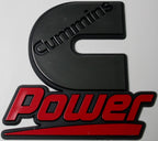 Set of 4 Cummins Emblem Decals for Kenworth, Peterbilt, Volvo, Ford