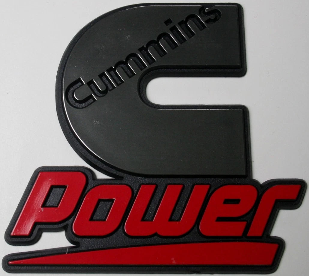 Set of 4 Cummins Emblem Decals for Kenworth, Peterbilt, Volvo, Ford