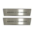 Stainless Script Door Badges w/Yellow "Challenger" Inlay for 2009-14 Challenger