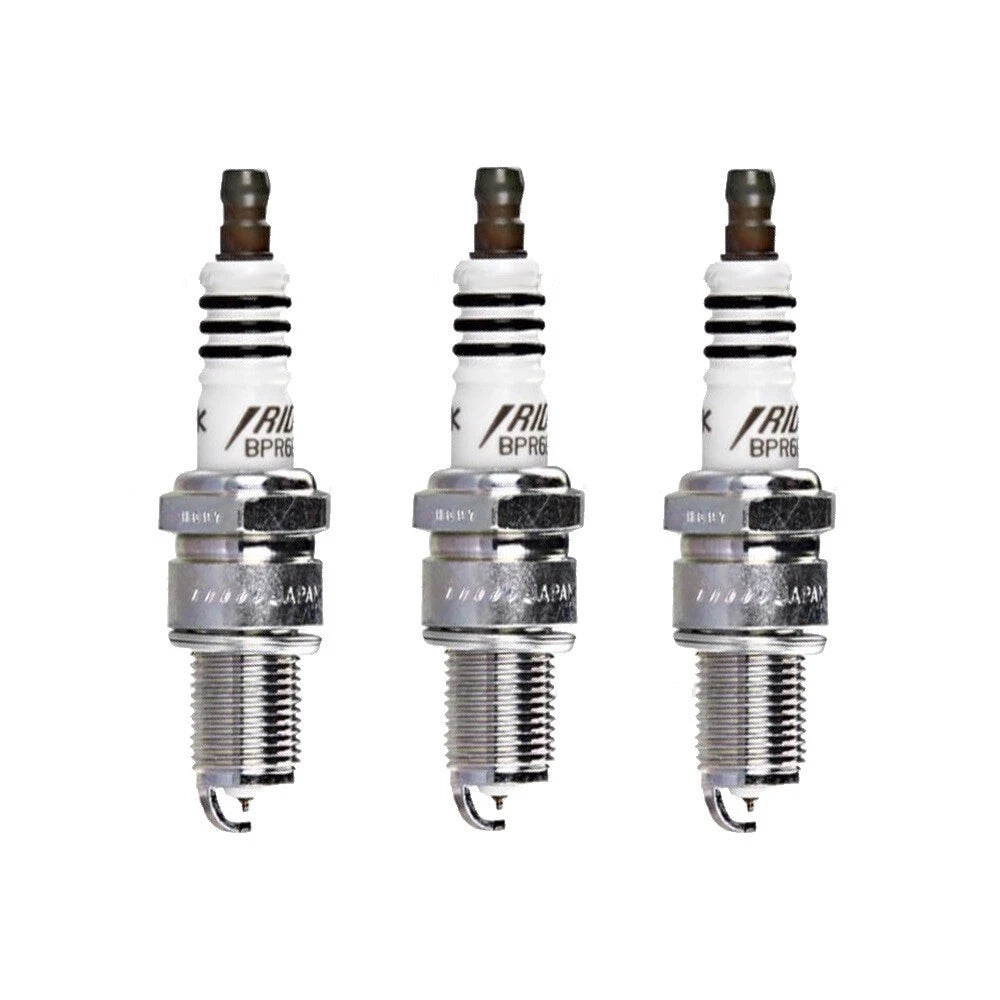 Set of 3 NGK Iridium IX Spark Plugs for Chevy Geo Pontiac Subaru (L3)