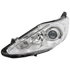 Left LH Chrome Projector Headlight for Ford Fiesta Zetec Hatch (2009 - 2013)