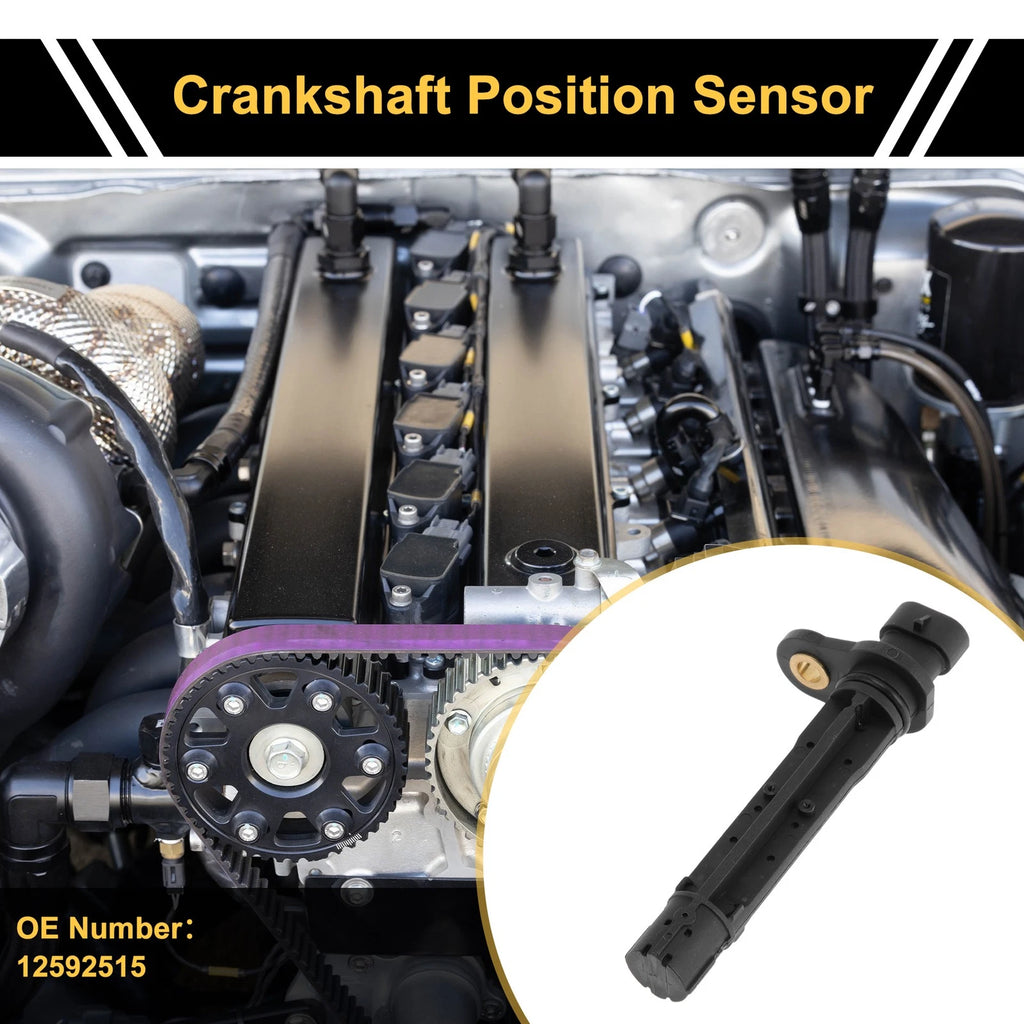 1 Pc Crankshaft Position Sensor No.12592515 for Chevy Colorado (2008–2012)