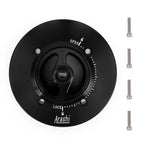 Black Quick Release Fuel Filler Cap for Kawasaki Z400 Ninja 400 (2010–2022)