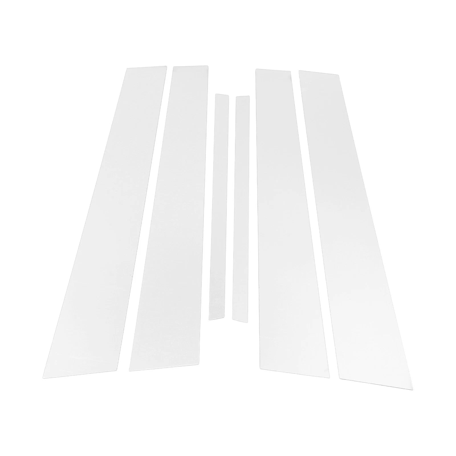 6 Pcs Door Pillar Window Trim for Honda Accord (2008–2012) Chrome