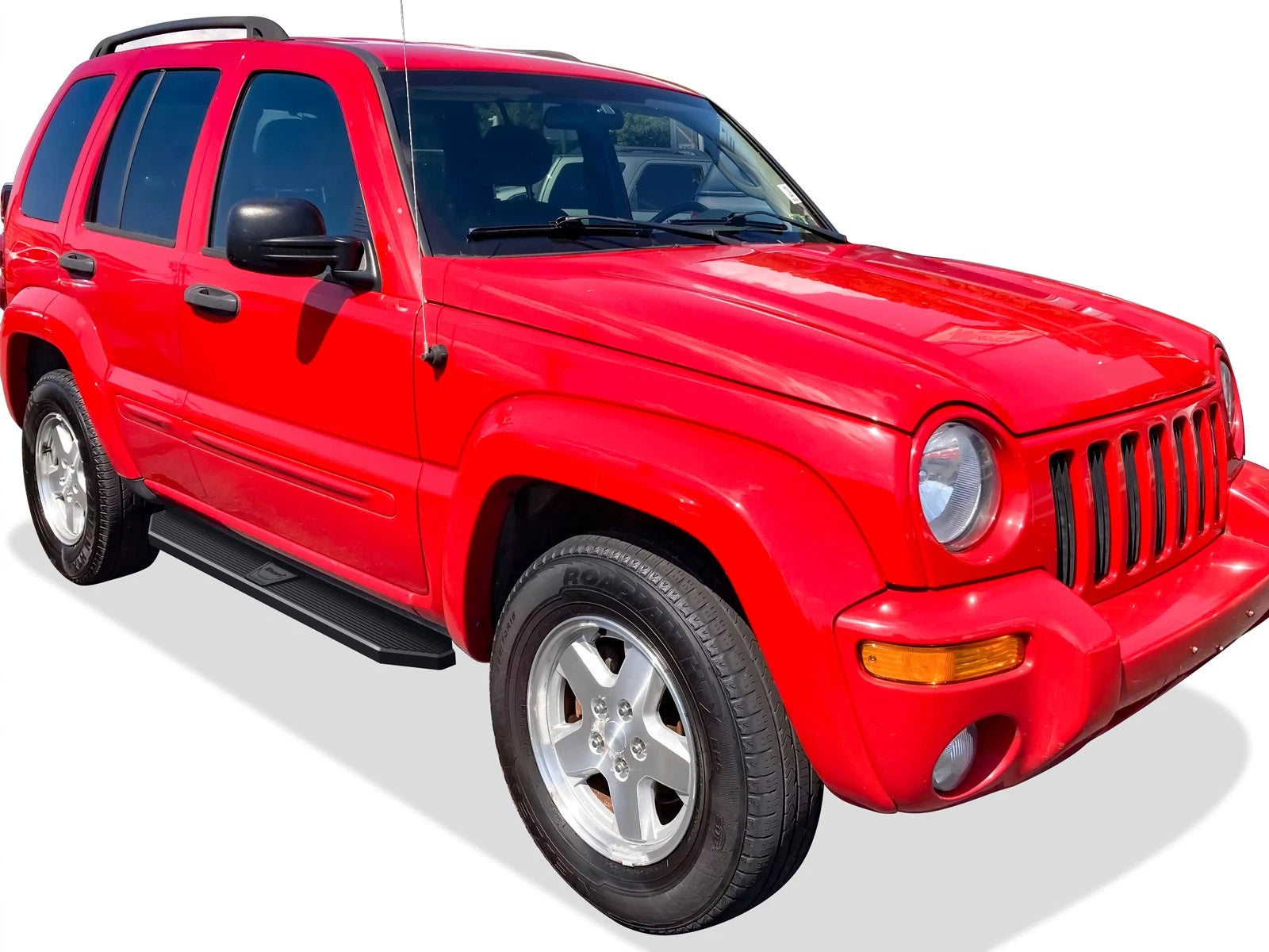 Running Boards for Jeep Liberty (2002-2007) Black Style