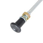 Set of 2 Rotary Push Pull Choke Cables 63" for Universal Applications