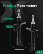 Front Shocks Struts for Chevrolet Aveo Aveo5 Pontiac G3 Wave (2004–2011)