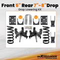 Front 5" & Rear 7-8" Drop Kit for Chevrolet GMC C1500 (1988–1998)