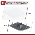 Front Right Washer Nozzle Cover Cap for Audi A6 (2009–2010) 1 Pcs White
