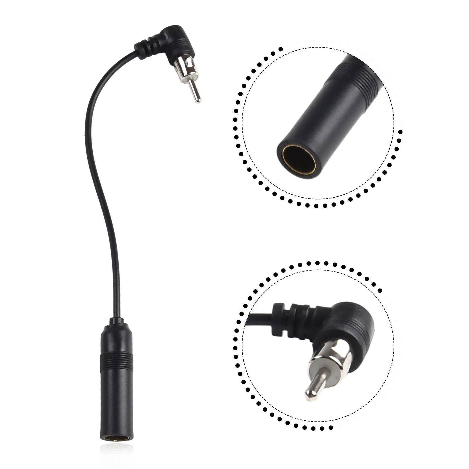 Radio Aerial Extension for Car Audio FM (Plastic + Metal)