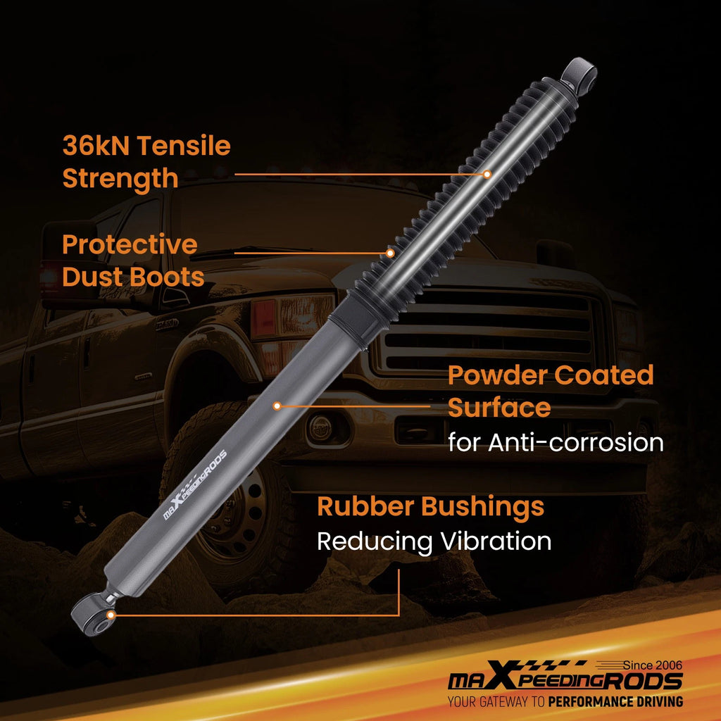 2.5-4.5" Rear Suspension Lift Shocks for Ford F-250 F-350 (1999–2016)