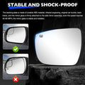Driver Side Heated Rearview Mirror Glass for Nissan Rogue (2014–2019) NI1324120