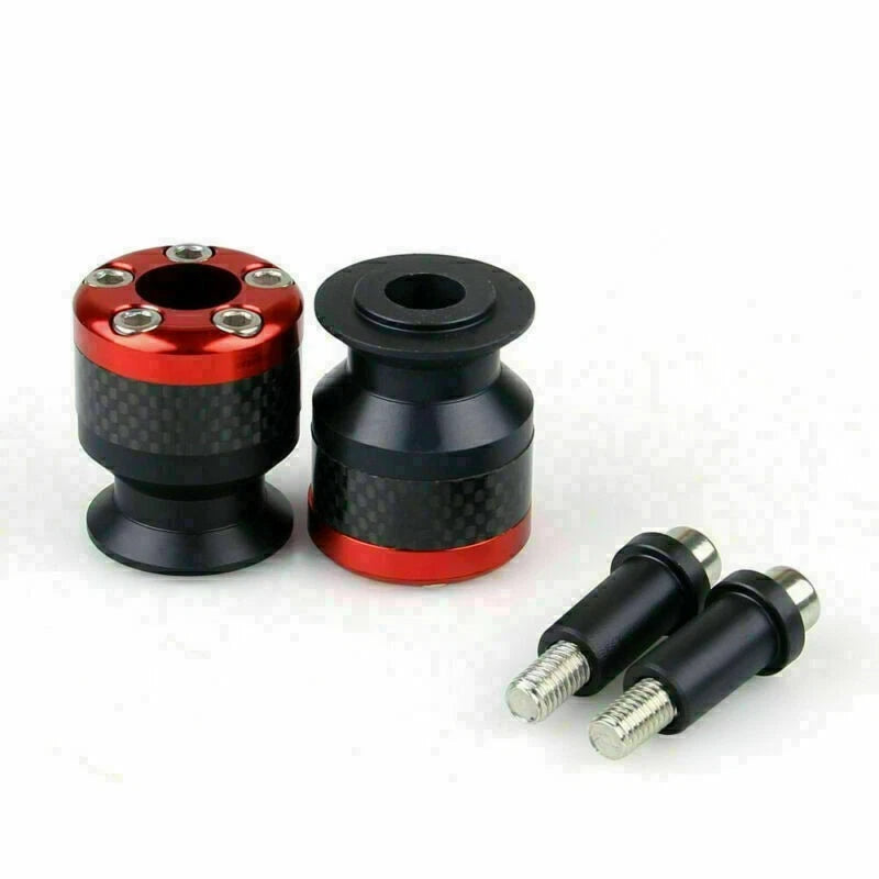CNC Carbon Fiber 8mm Swingarm Sliders Spools for Universal Motorcycle