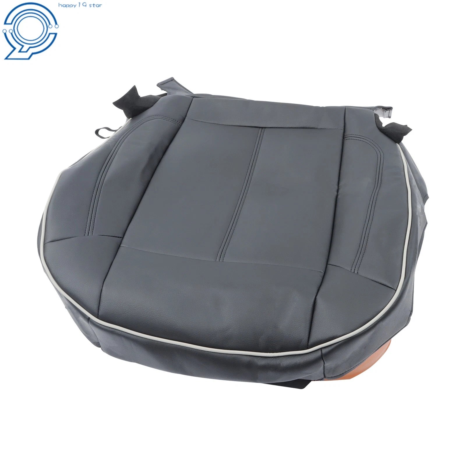 Driver Bottom Cushion Cover for Hummer H3 (2006–2010) Black Leather