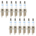 Set of 12 Spark Plugs for Acura Dodge Honda Hyundai Jeep Mazda Toyota (All Years)
