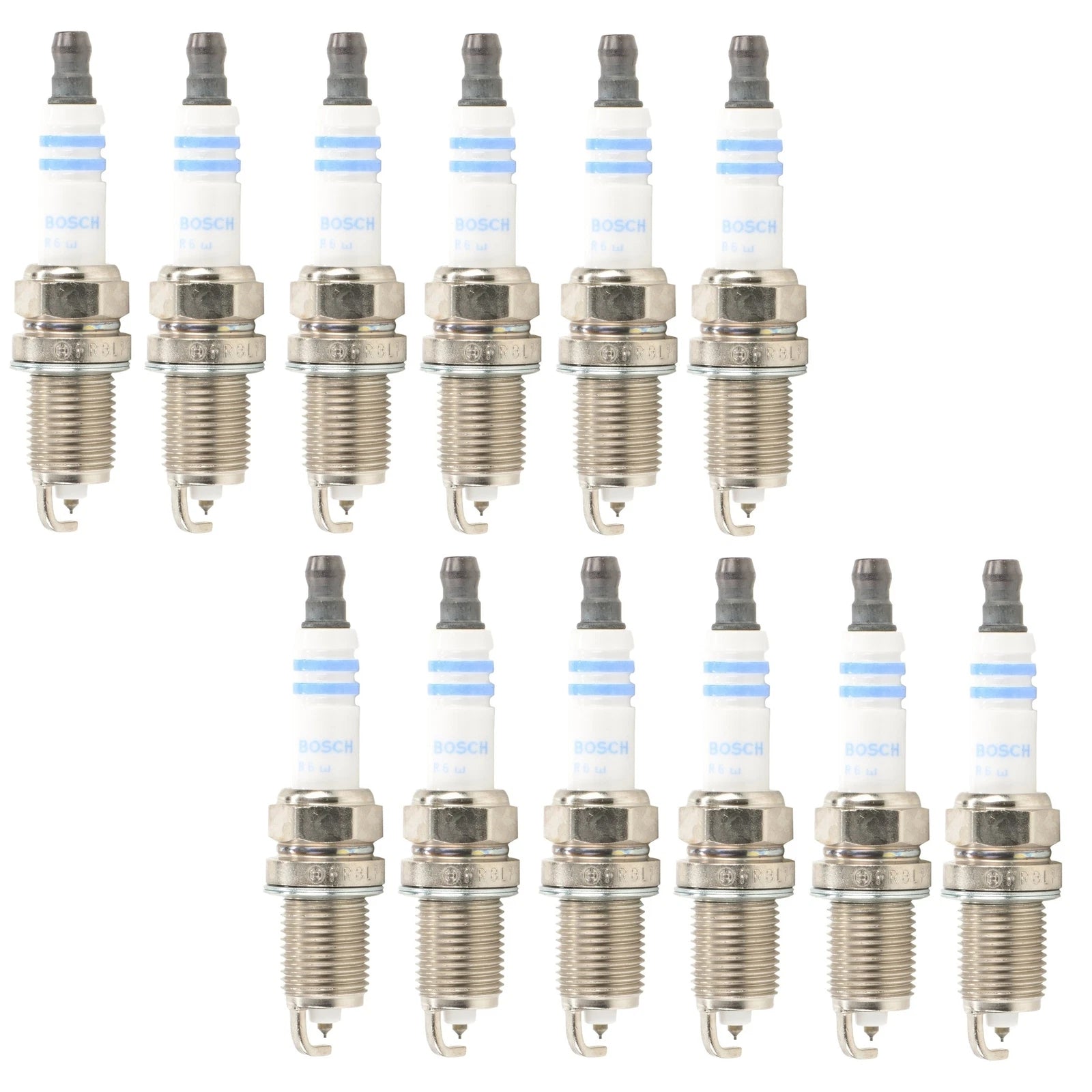 Set of 12 Spark Plugs for Acura Dodge Honda Hyundai Jeep Mazda Toyota (All Years)